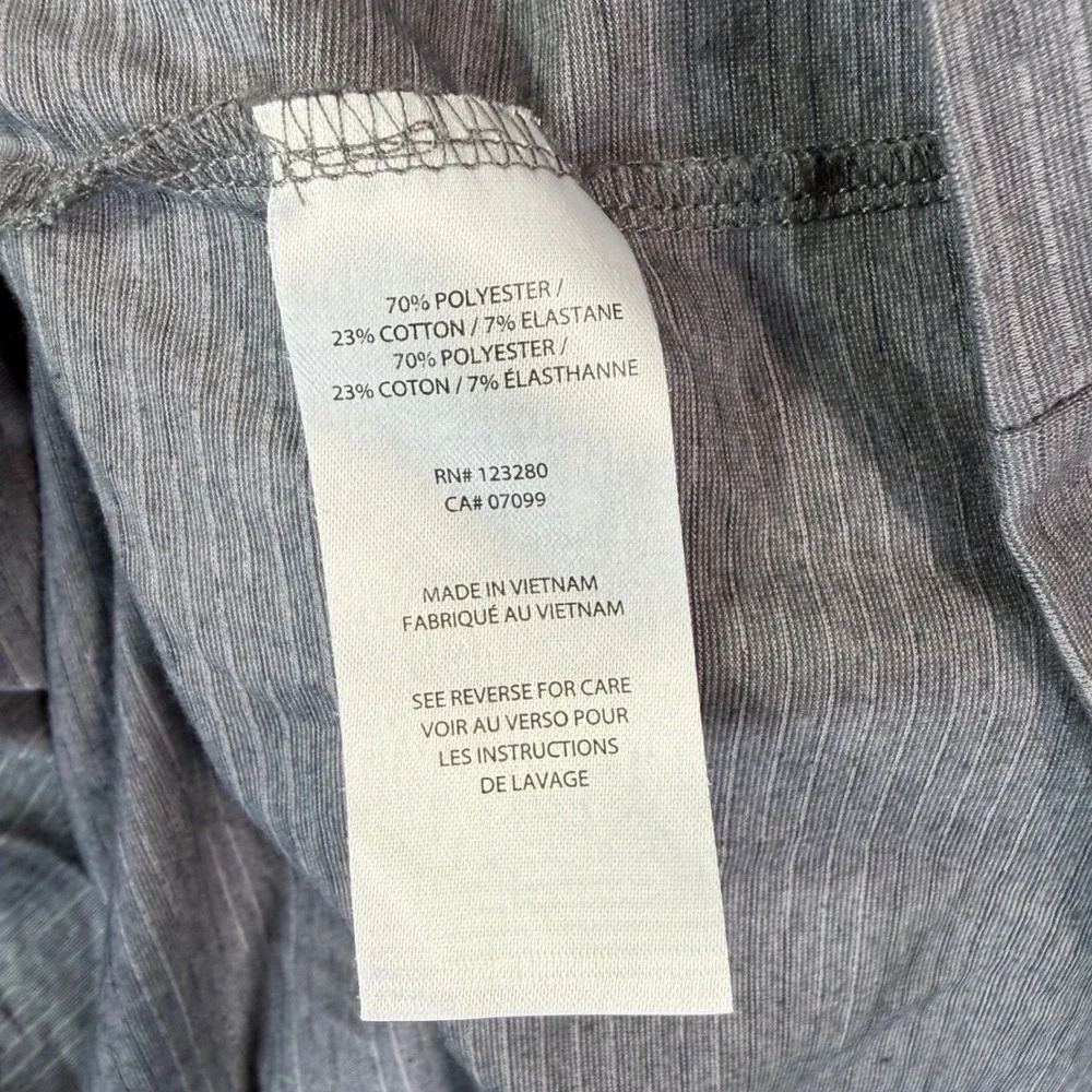 TravisMathew Quarter Zip Pullover Men XL Grey Heathered Stretch Golf Performance